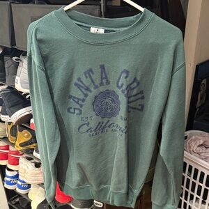 Santa Cruz Skateboards Forest Green Crewneck Sweater